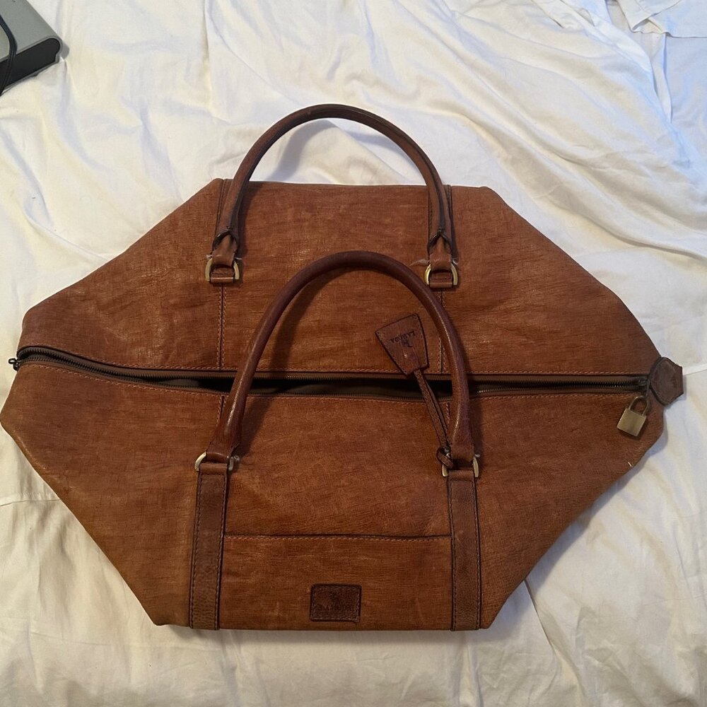 La Moda Leather Travel Bag